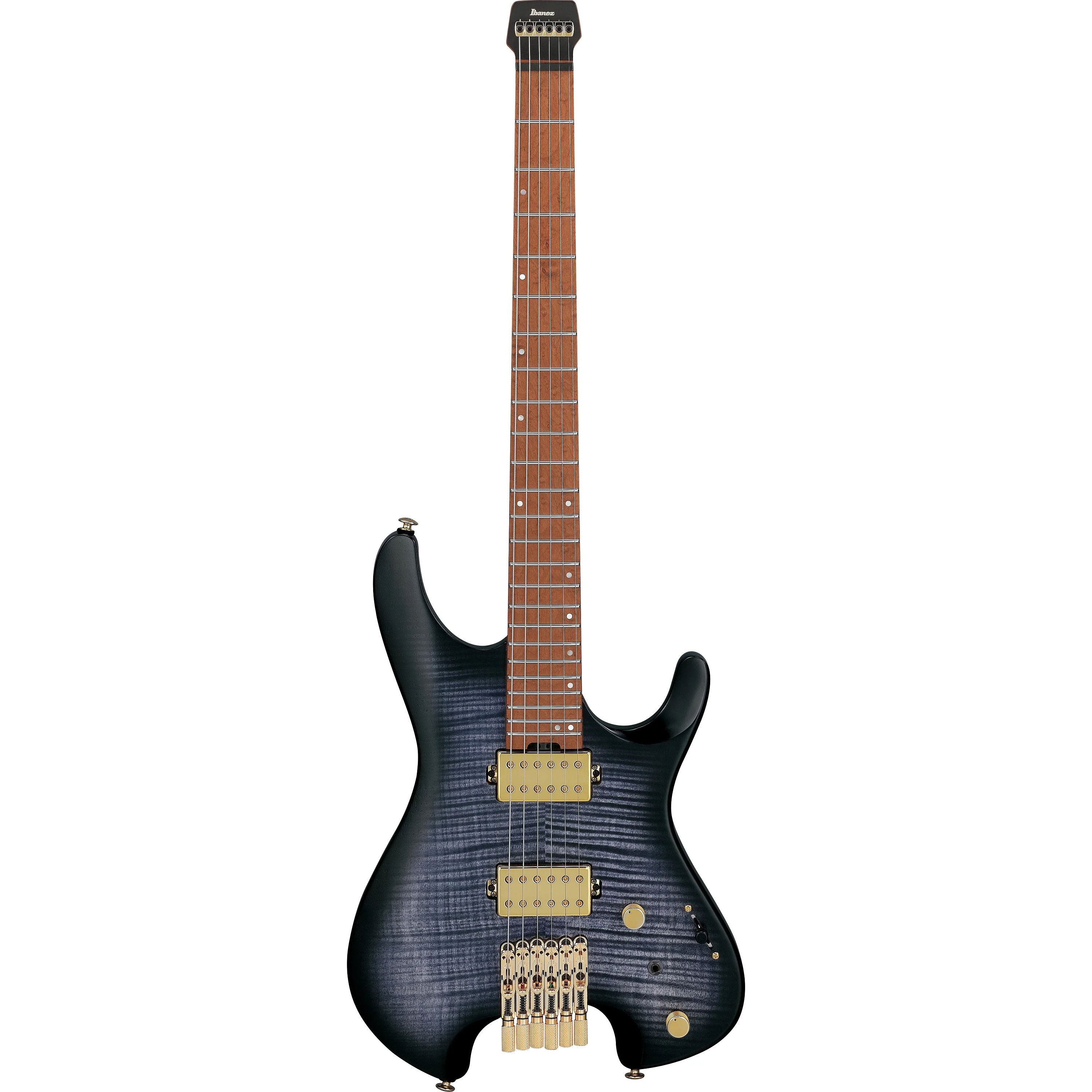 Q52FMG-DRL Quest Headless E-Gitarre Deep Twilight Burst Low Gloss 